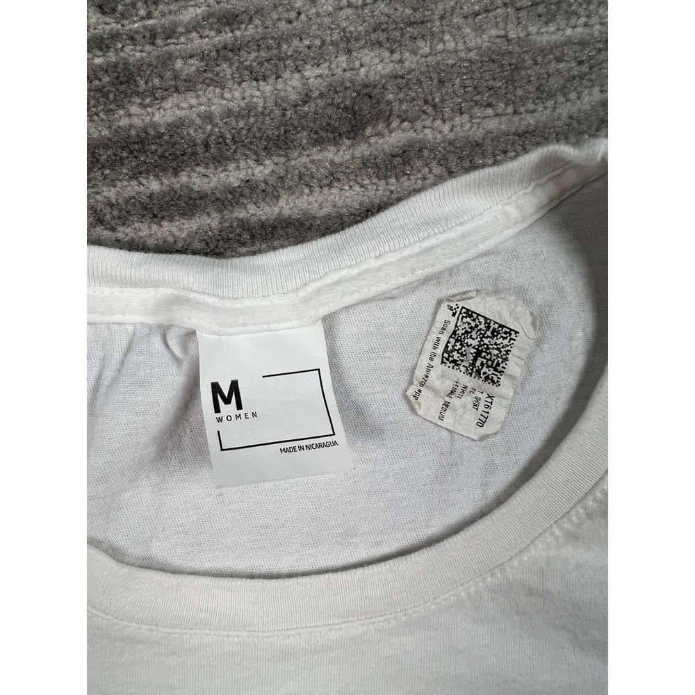 Unbranded T-Shirt Women M White Boss Lady Graphic Short Sleeve Cotton Tee - Picture 5 of 8